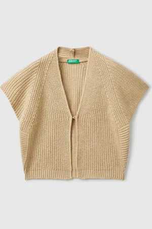 Benetton Kurzarm-cardigan