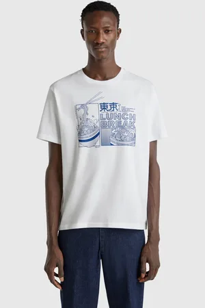 Benetton T-shirt Mit Bio-baumwoll-print