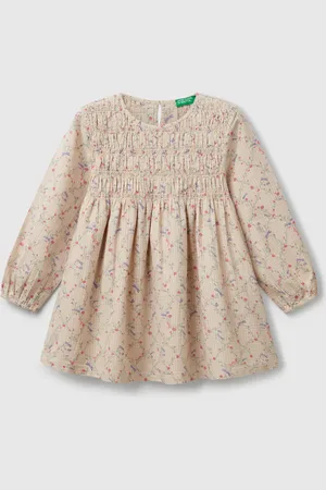 Benetton Blumenkleid Aus Baumwolle