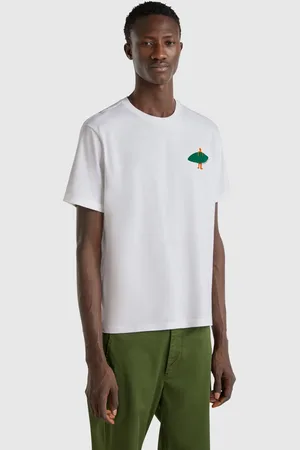 Benetton T-shirt Mit Bio-baumwoll-print