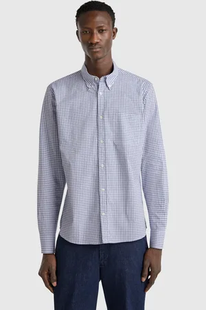 Benetton Kariertes Button-down-hemd
