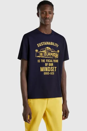 Benetton T-shirt Mit Bio-baumwoll-print