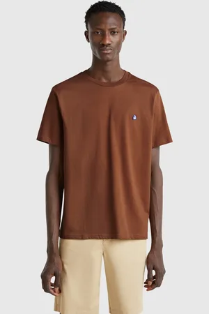 Benetton Basic-t-shirt Aus Baumwolle
