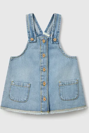 Benetton Denim-latzrock