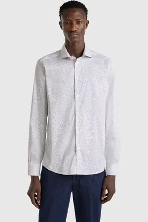 Benetton Slim-fit-hemd Mit Muster