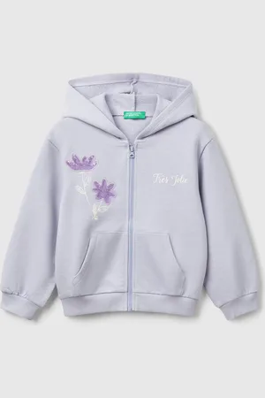 Benetton Kapuzenpullover Mit Pailletten