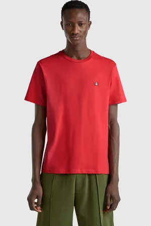 Benetton Basic-t-shirt Aus Baumwolle