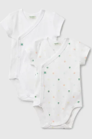 Benetton Zwei Bodys Aus Baumwolle