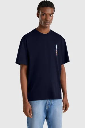 Benetton Übergroßes T-shirt Mit Aufnäher