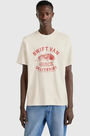Benetton T-shirt Mit Aufdruck