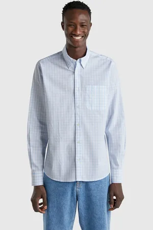 Benetton Kariertes Button-down-hemd