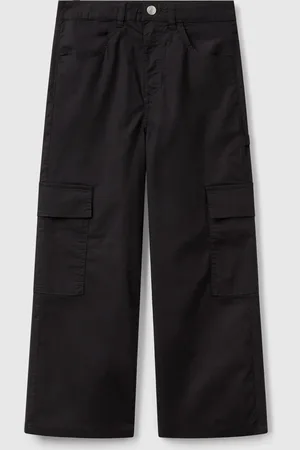 Benetton Weit Geschnittene Cargohose