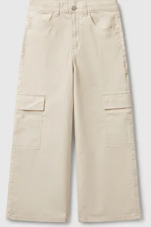 Benetton Weit Geschnittene Cargohose