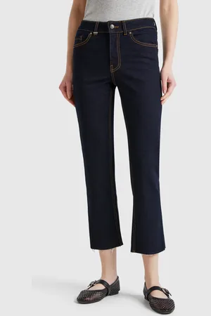 Benetton Cropped Jeans Aus Baumwolle