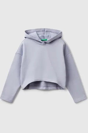 Benetton Sweatshirt Mit Abgerundetem Saum
