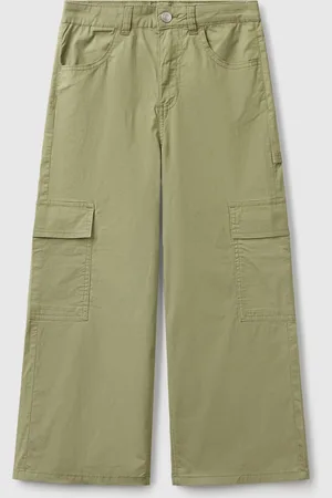 Benetton Weit Geschnittene Cargohose