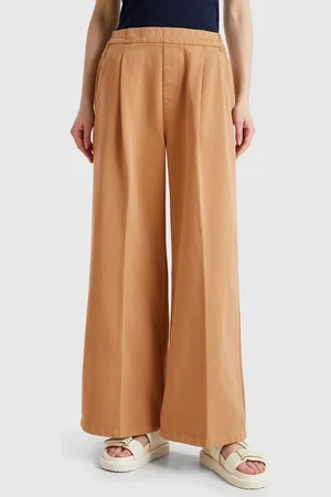 Benetton Palazzo-hose Mit Hohem Bund