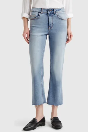 Benetton Cropped Jeans Aus Baumwolle