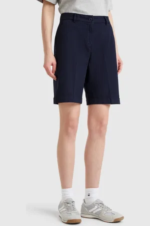 Benetton Bermudashorts Mit Bündchen Aus Stretch-baumwolle