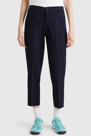 Benetton Kurze Chinohose Aus Stretch-baumwolle