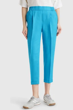 Benetton Kurze Hose Aus 100 % Leinen