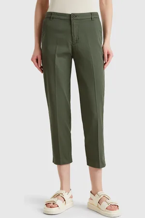 Benetton Kurze Chinohose Aus Stretch-baumwolle