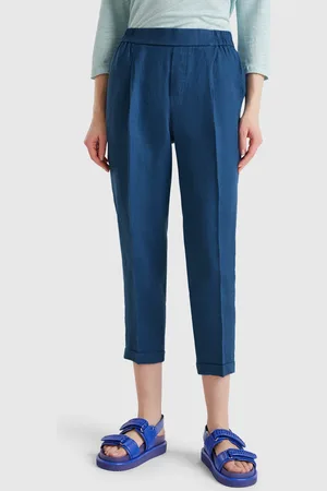 Benetton Kurze Hose Aus 100 % Leinen