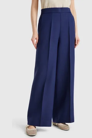 Benetton Palazzo-hose Aus 100 % Leinen