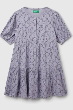 Benetton Fließendes Blumenkleid