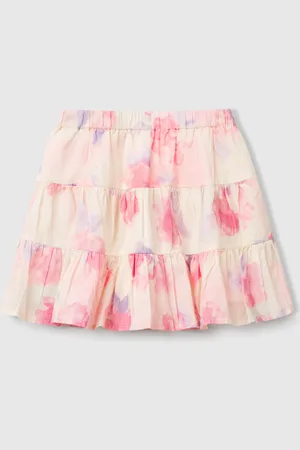 Benetton Gemusterter Minirock