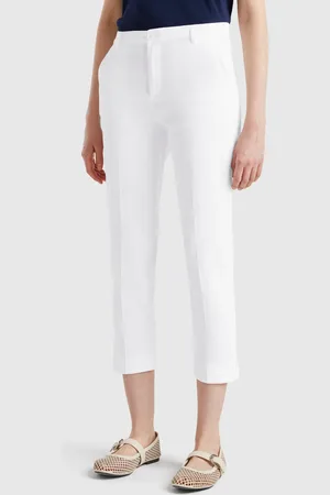 Benetton Kurze Chinohose Aus Stretch-baumwolle