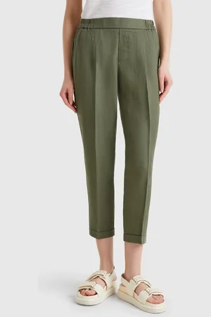 Benetton Kurze Hose Aus 100 % Leinen