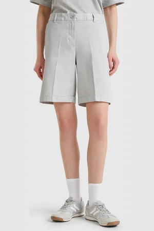 Benetton Bermudashorts Mit Bündchen Aus Stretch-baumwolle