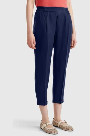 Benetton Kurze Hose Aus 100 % Leinen