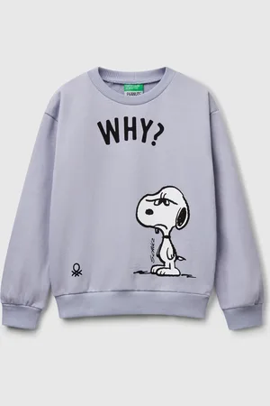 Benetton Snoopy peanuts Baumwoll-sweatshirt