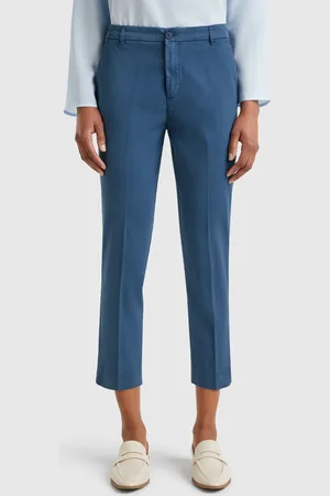Benetton Kurze Chinohose Aus Stretch-baumwolle