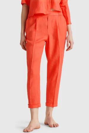 Benetton Kurze Hose Aus 100 % Leinen