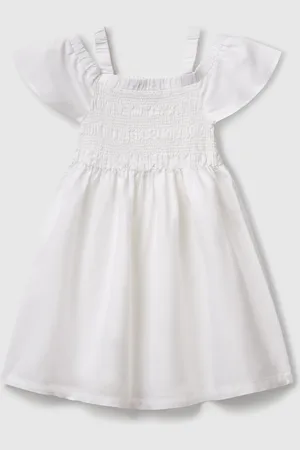 Benetton Kleid Aus Leinenmischung