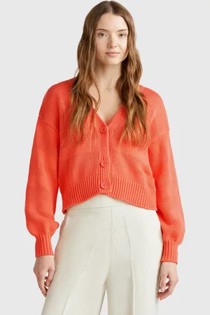 Benetton Strickjacke Aus 100 % Baumwolle