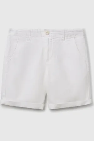 Benetton Chino-bermudashorts Aus Leinenmischung