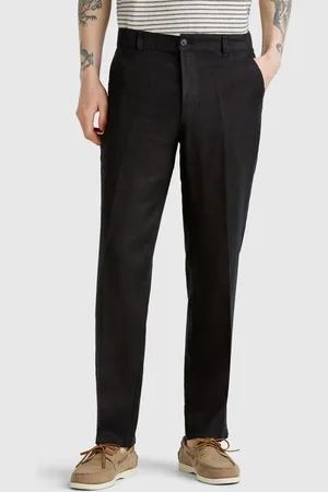Benetton Chinos Aus Reinem Leinen