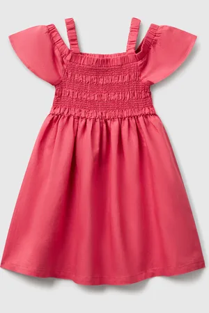 Benetton Kleid Aus Leinenmischung