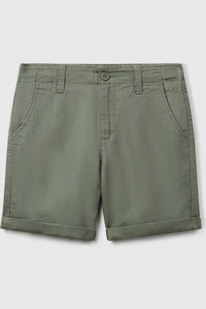 Benetton Chino-bermudashorts Aus Leinenmischung