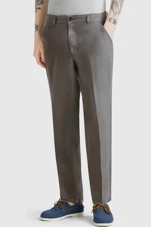 Benetton Chinos Aus Reinem Leinen