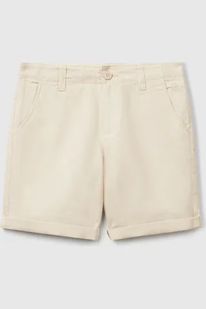 Benetton Chino-bermudashorts Aus Leinenmischung