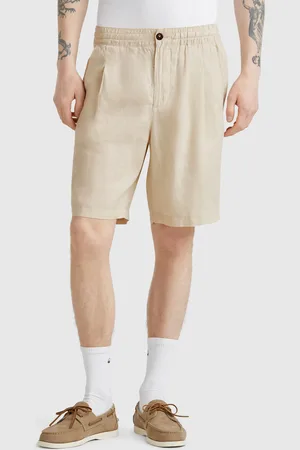 Benetton Bermudashorts Mit Kordelzug Aus Reinem Leinen