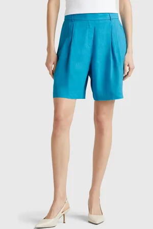 Benetton Bermudashorts Aus 100 % Leinen