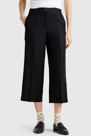 Benetton Kurze Hose Aus Reinem Leinen