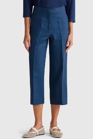 Benetton Kurze Hose Aus Reinem Leinen