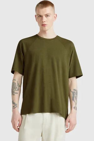 Benetton T-shirt Aus Leinenmischung